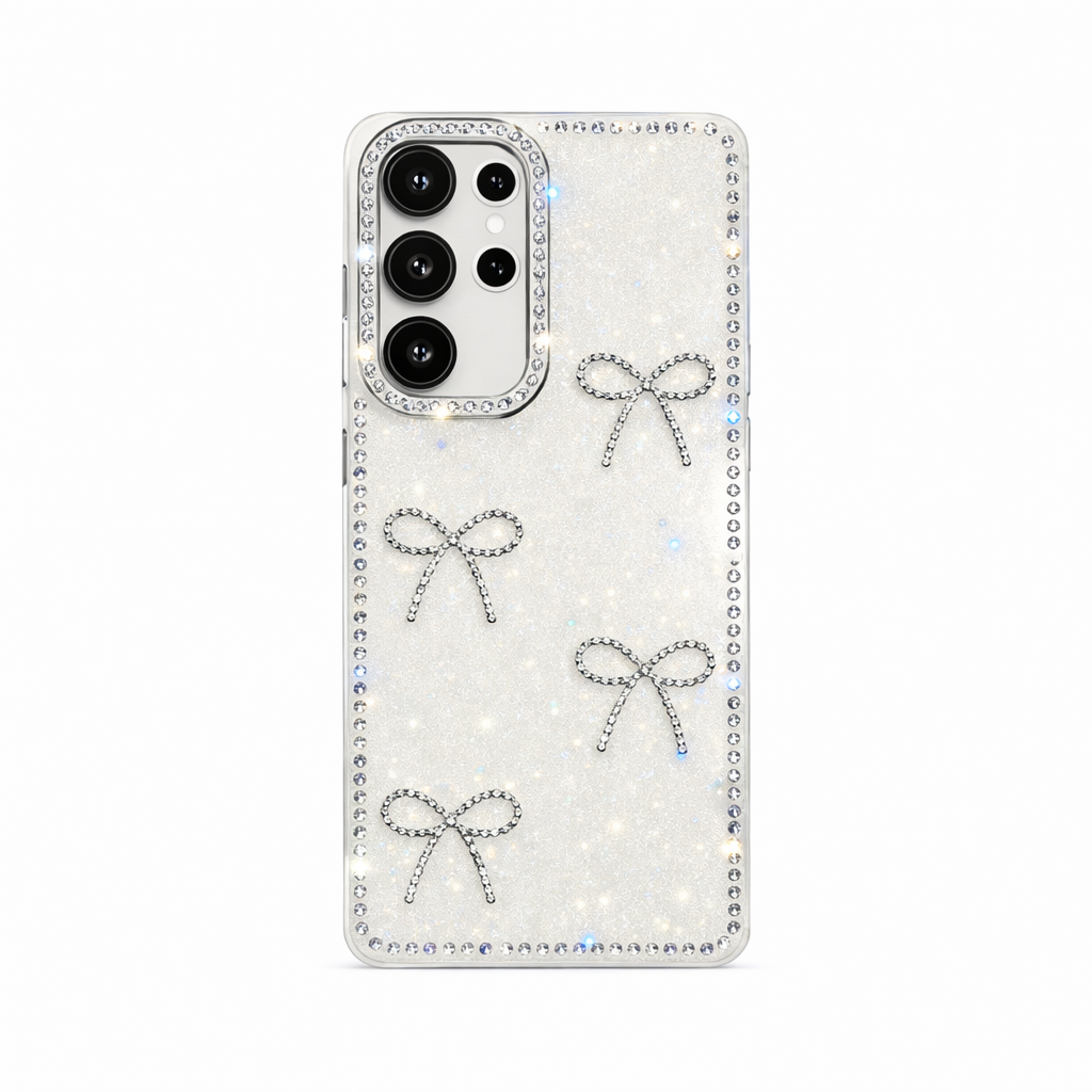 Bow Pattern Phone Case for Galaxy S26 / S25 / S24 / S23 Plus