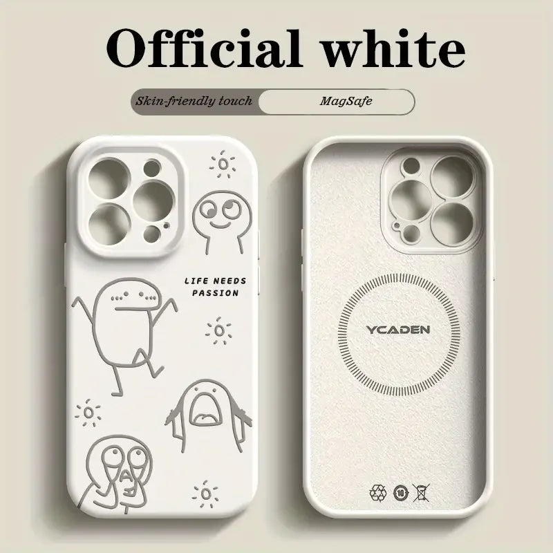 Customized Magnetic Bracket Phone Case-Transparent Anti-Drop Protective Cover for iPhone 17 16...Pro Max Plus, Phone Accessories