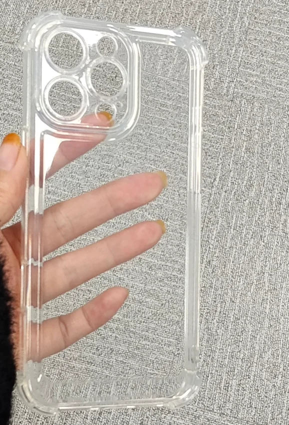 Customized Magnetic Bracket Phone Case-Transparent Anti-Drop Protective Cover for iPhone 17 16...Pro Max Plus, Phone Accessories