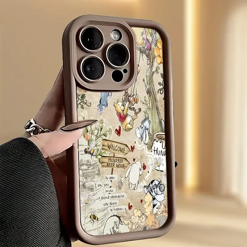 Customized Magnetic Bracket Phone Case-Transparent Anti-Drop Protective Cover for iPhone 17 16...Pro Max Plus, Phone Accessories