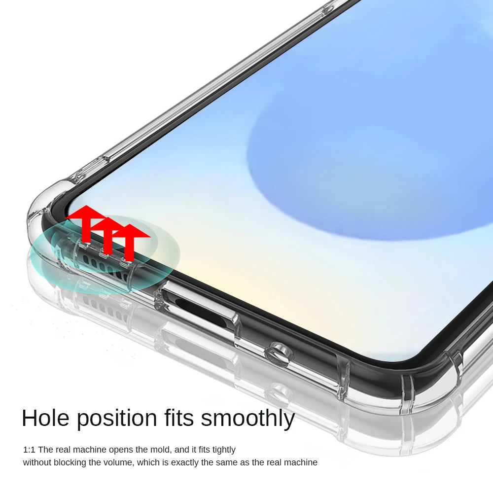 For Samsung Galaxy S25 S26 Case Anti-Yellow Transparent Soft Cover SamsungS25 Ultra S 26 Plus 25 FE Edge S26Ultra 5G Clear Funda