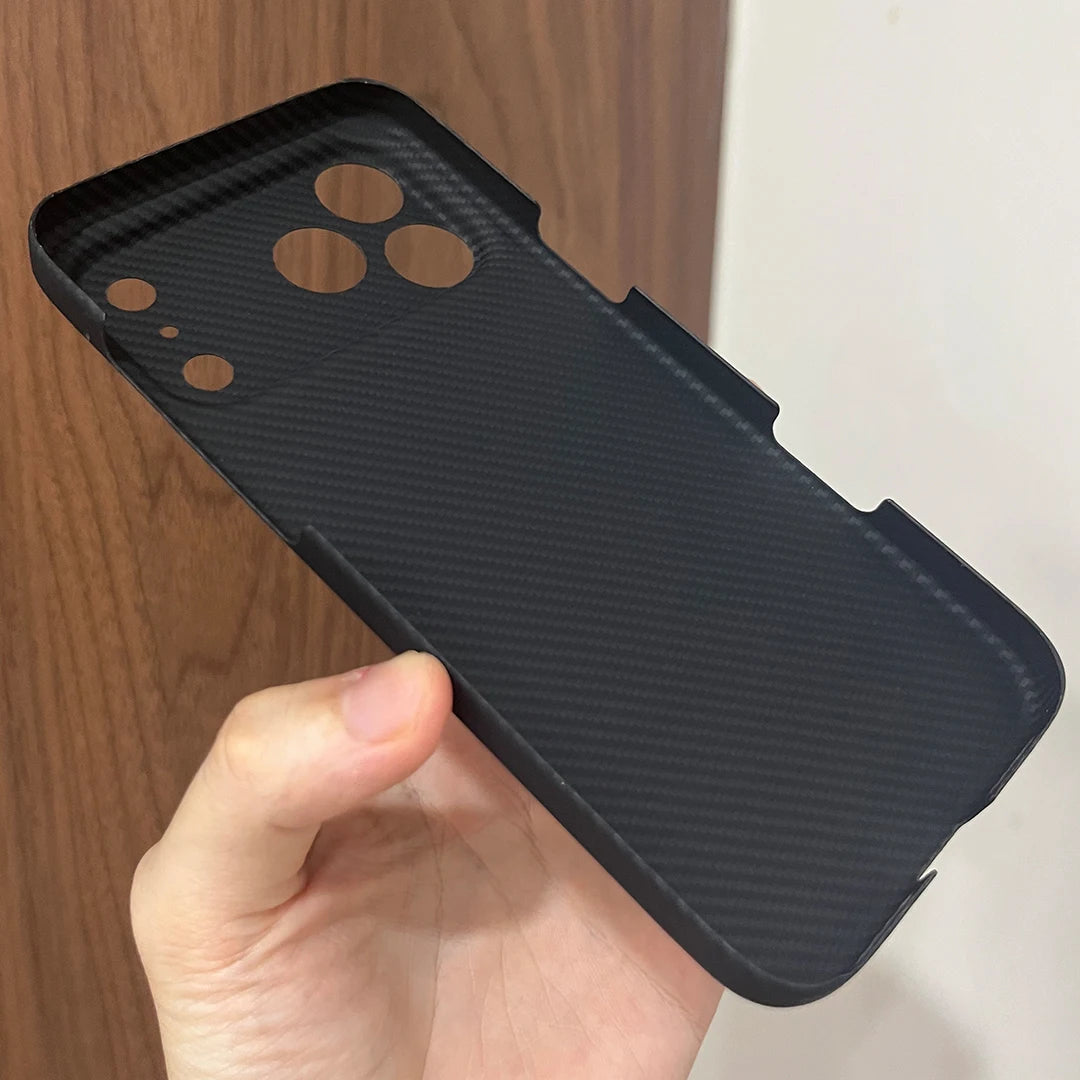 Real 600D Aramid Carbon Fiber i Phone Case Cover On For iphone 17 Pro Max Air 5G Global iphone17 17Pro iphone17ProMAX ProMax i17