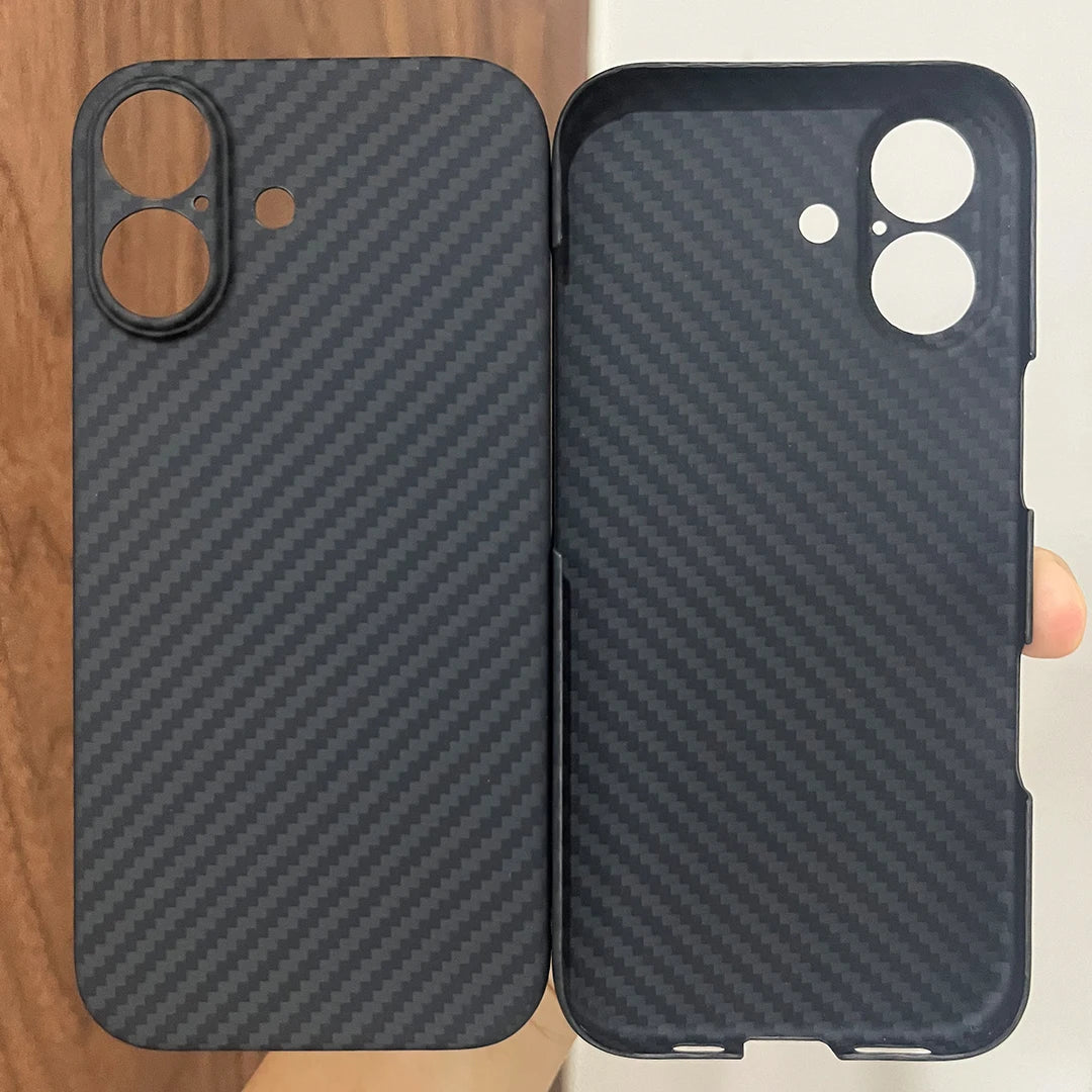 Real 600D Aramid Carbon Fiber i Phone Case Cover On For iphone 17 Pro Max Air 5G Global iphone17 17Pro iphone17ProMAX ProMax i17