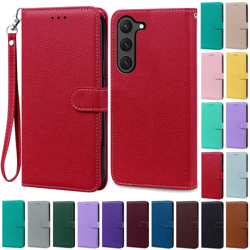 S25/S25+/S25 Ultra Case For Samsung Galaxy S25 Case Wallet Leather Flip Cover For Samsung Galaxy S25 Ultra Case S25 Plus Fundas