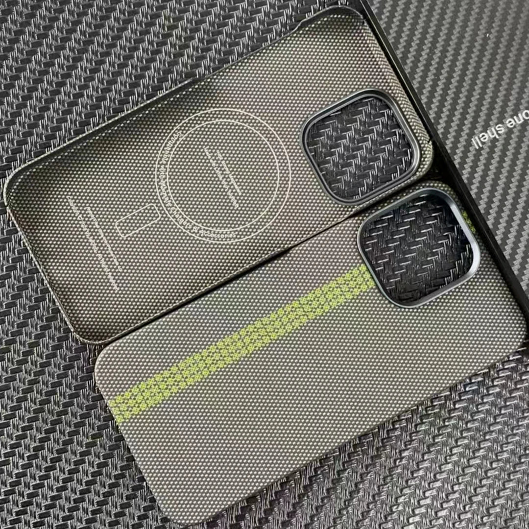 Magnetic 600D Aramid Carbon Fiber Phone Case Cover On For Magsafe iphone 13 14 15 16 16e Pro Max 16Pro ProMax i14 i15 i16 512