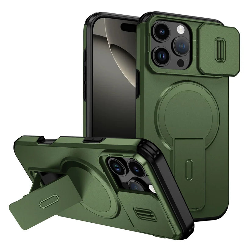 Shockproof Armor Case For iPhone 16 Pro Max 15 Plus 14 13 12 11 Mini Case Anti Shock Hybrid Rugged Full Protectice Cover